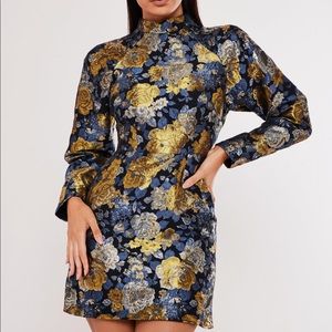 Missguided Brocade Dress